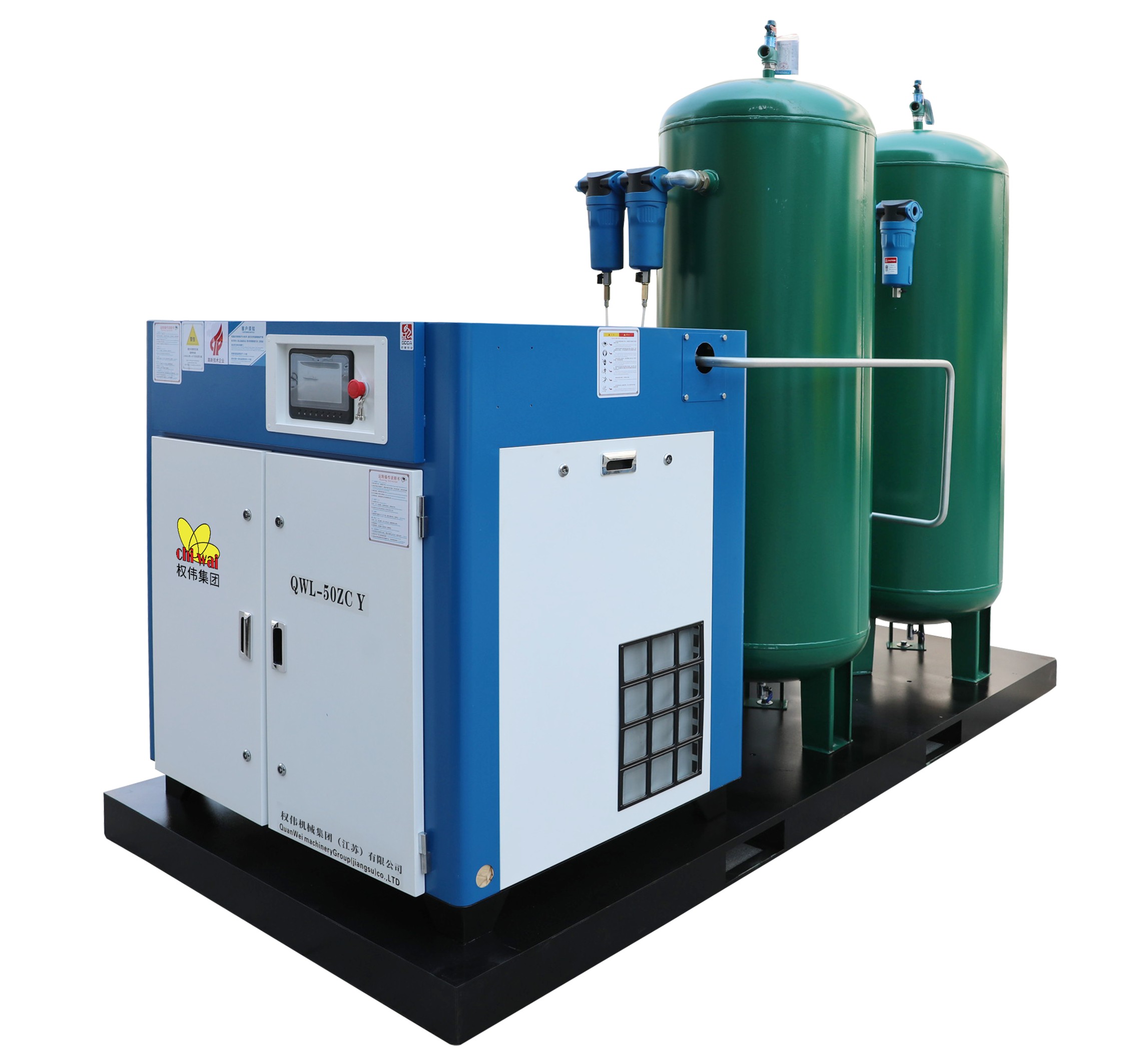 Стационарный винтовой компрессор для лазерных  систем мощностью 37 кВт