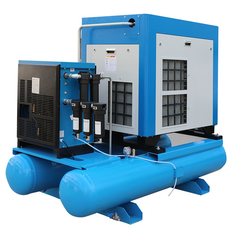 Интегрированная система лазерной резки с двумя  баллонами для средне- и высоконапорных  компрессоров мощностью 25 кг